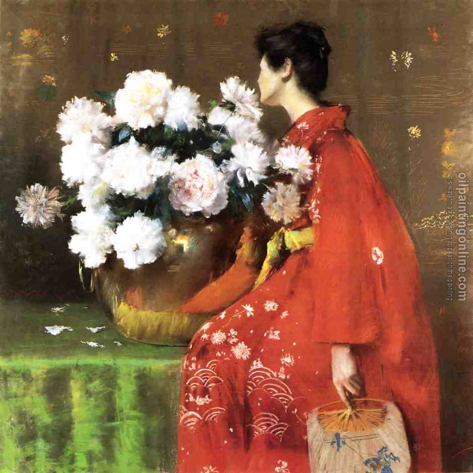 Chase, William Merritt - Peonies c1897